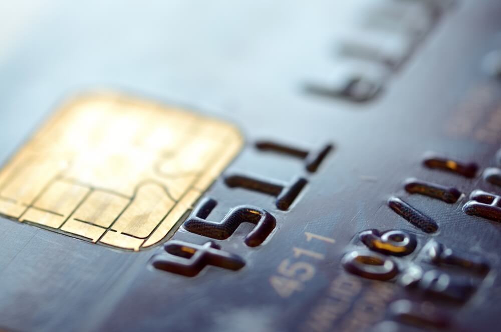 close up image of black credit card